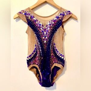 Purple Rhythmic Gymnastics Leotard
